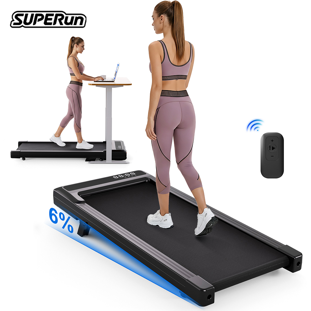 Treadmill Home Gym - Foldable Treadmill 6% Incline 3.8mph/6kph Walking