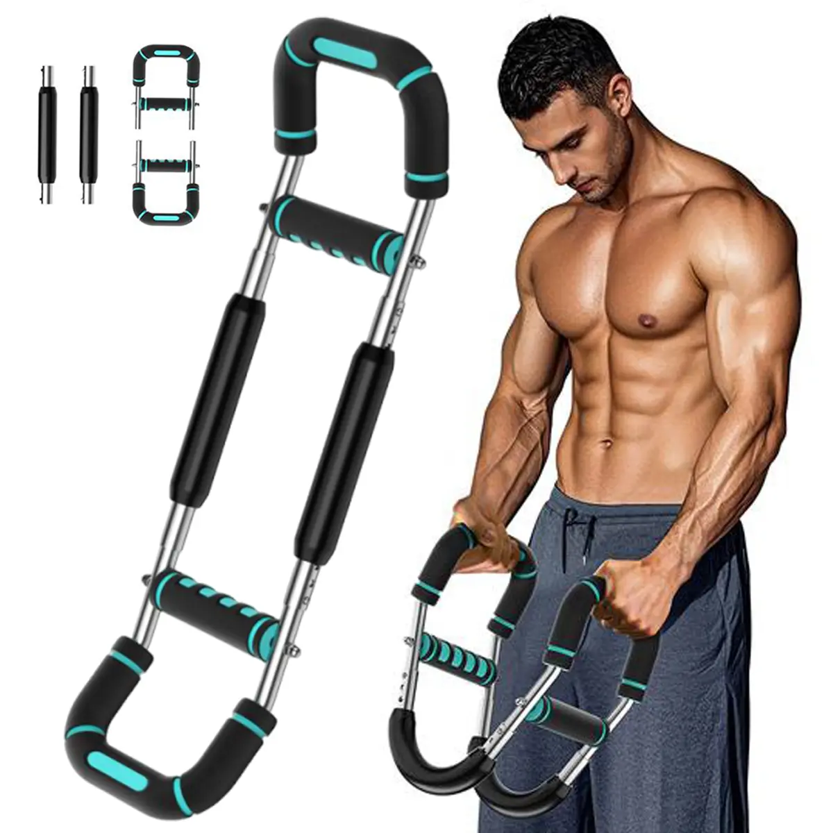 Home Gym Ideas - Adjustable Power Twister Bar Arm Trainer,