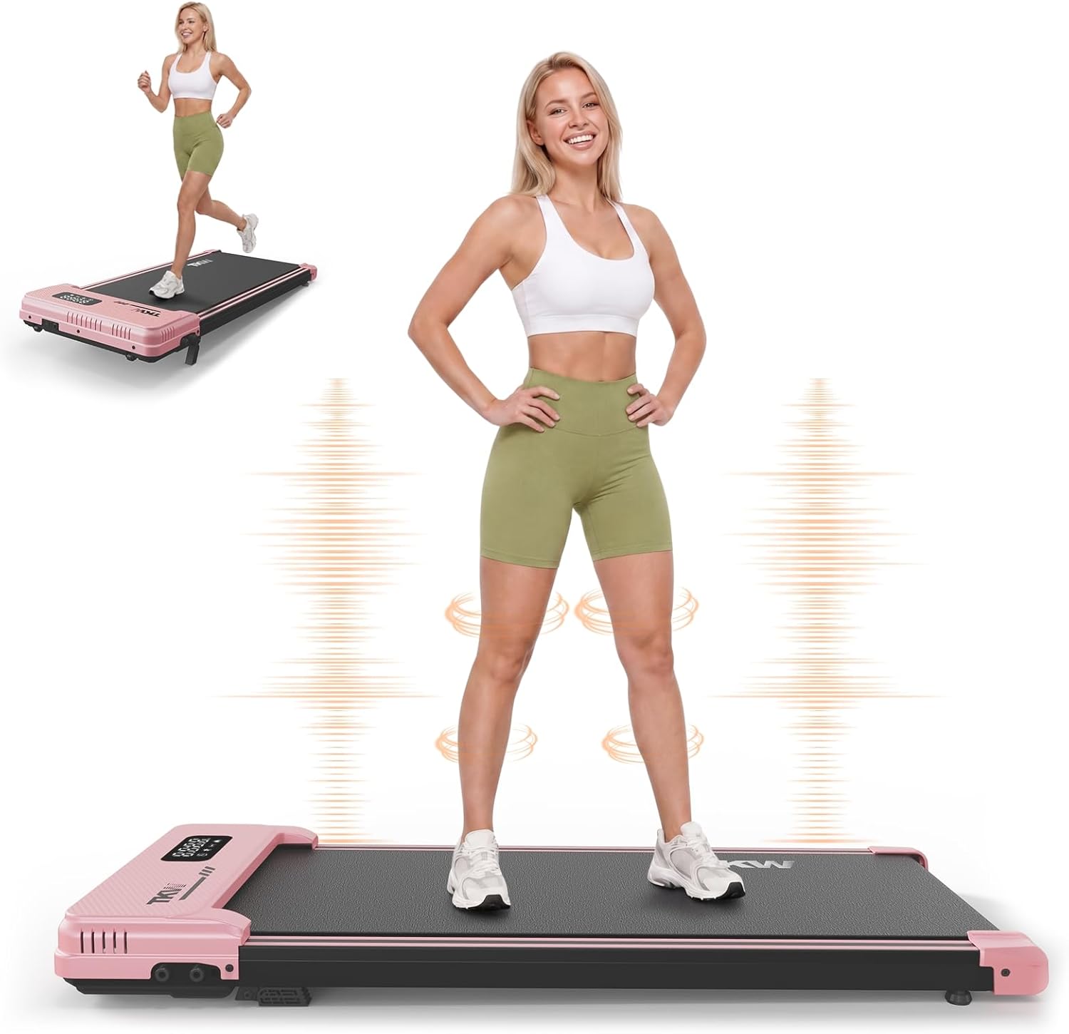 Treadmill Home Gym - Incline Treadmill for Under Desk, 3-in-1