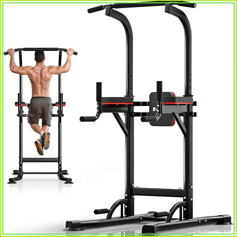 Home Gym Pull Up Bar - Multi-Function Pull Up Dip Bar Station,