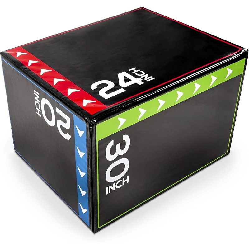 Home Gym In A Box - BalanceFrom 3-in-1 Foam Plyometric Jump Box