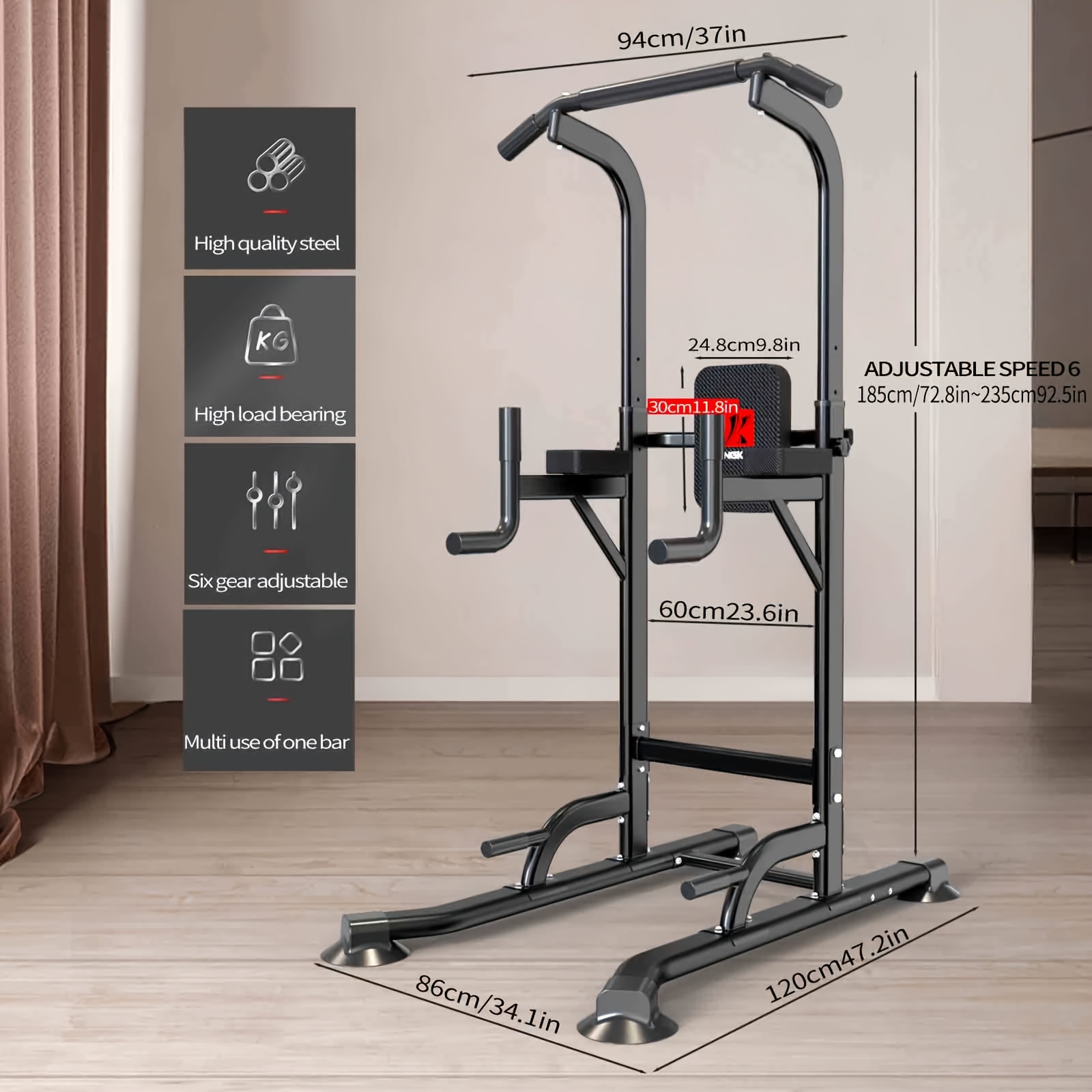 Djustable Height Power Tower D – Home Gym Multi Station Bewertung und Preis