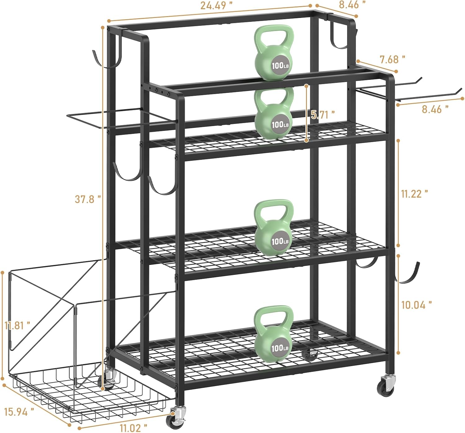 Home Gym Storage, No Material  – Home Gym Usa Bewertung und Preis