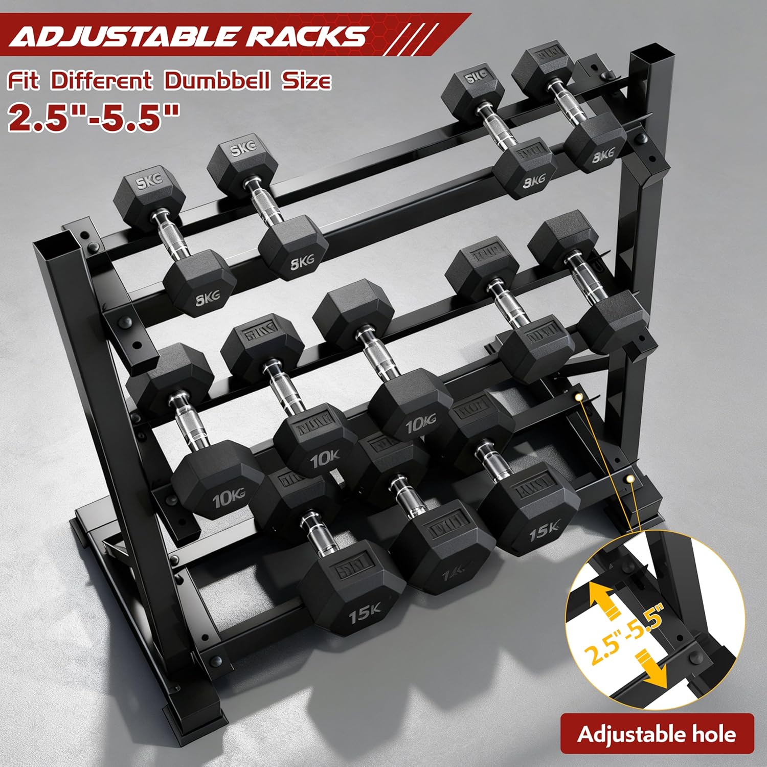 Home Gym Dumbbell Rack, Iron M – Home Gym Usa Bewertung und Preis