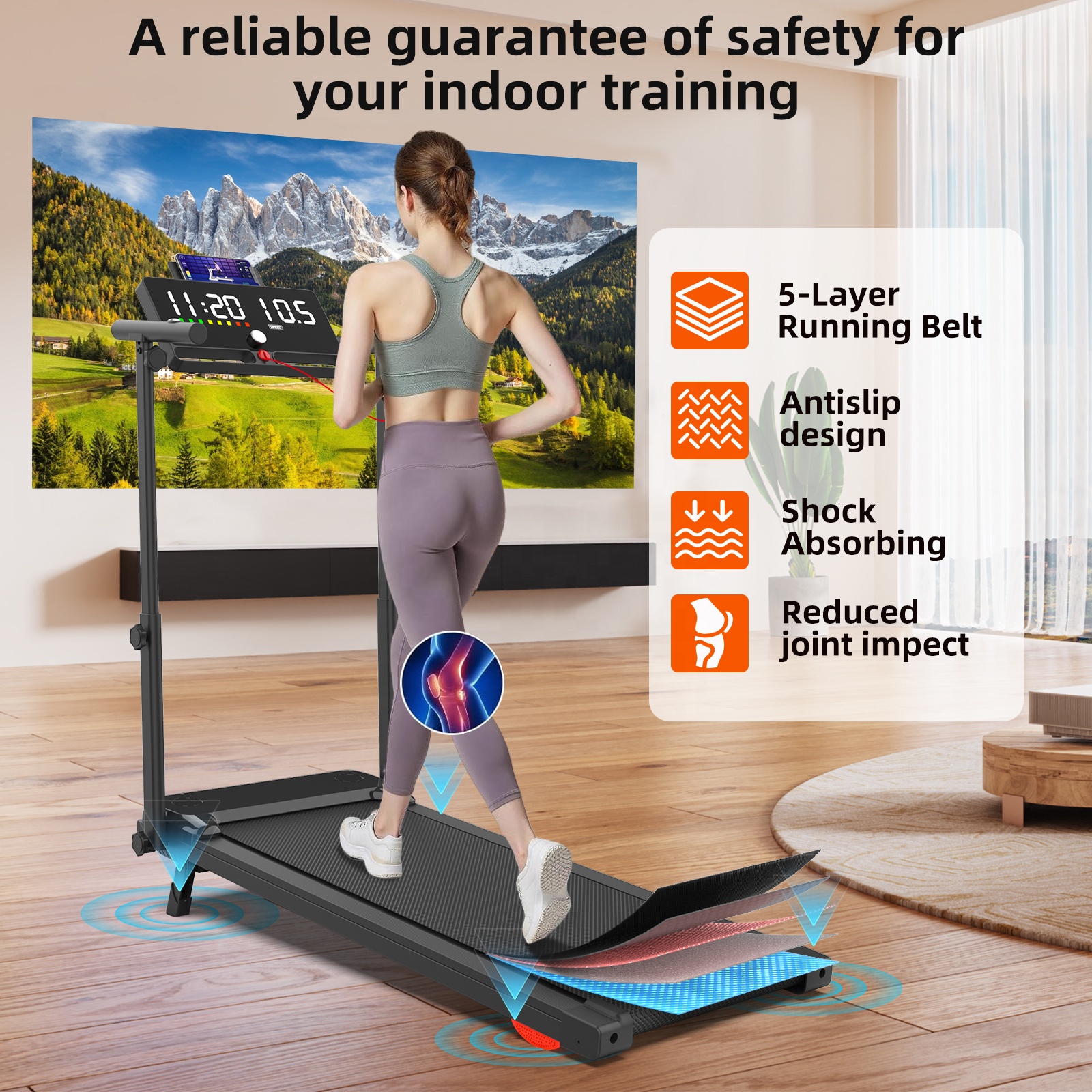 Low Price Folding Treadmill Po – Treadmill Home Gym Bewertung und Preis