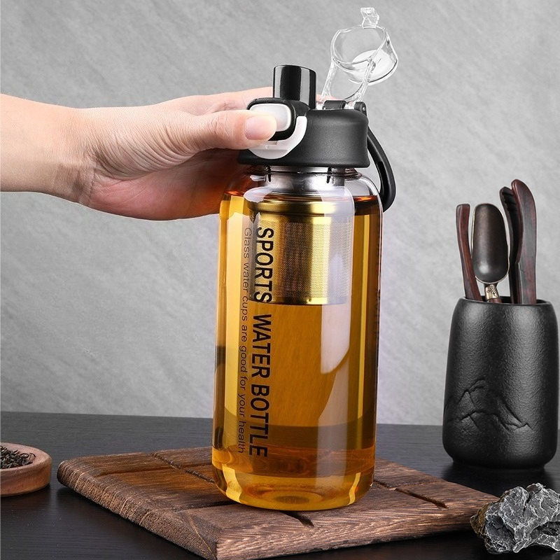 1L Glass Tea Tumbler with Infu – Home Gym Kettler Bewertung und Preis