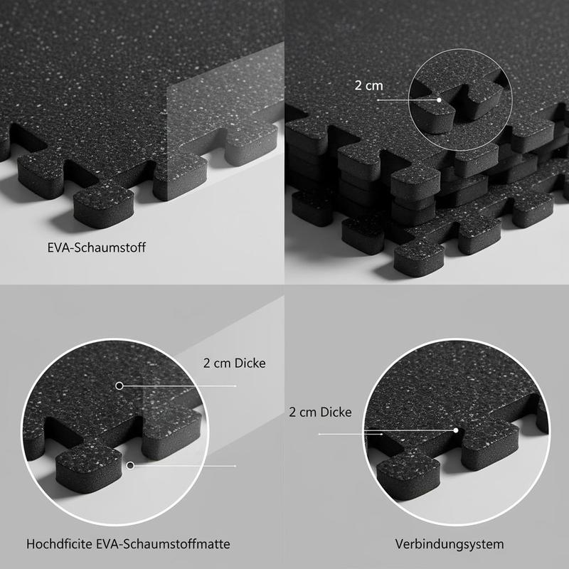 Puzzle Exercise Mat, 12 PCS Fi – Home Gym Set Bewertung und Preis