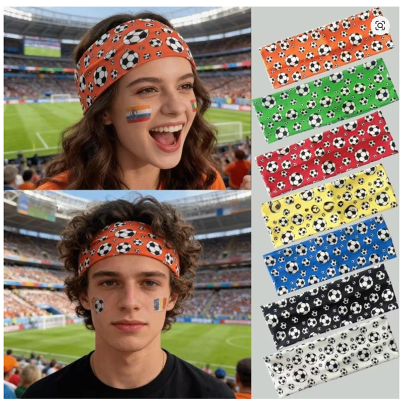 Soccer Print Sports Headband,  – Home Gym Aesthetic Bewertung und Preis