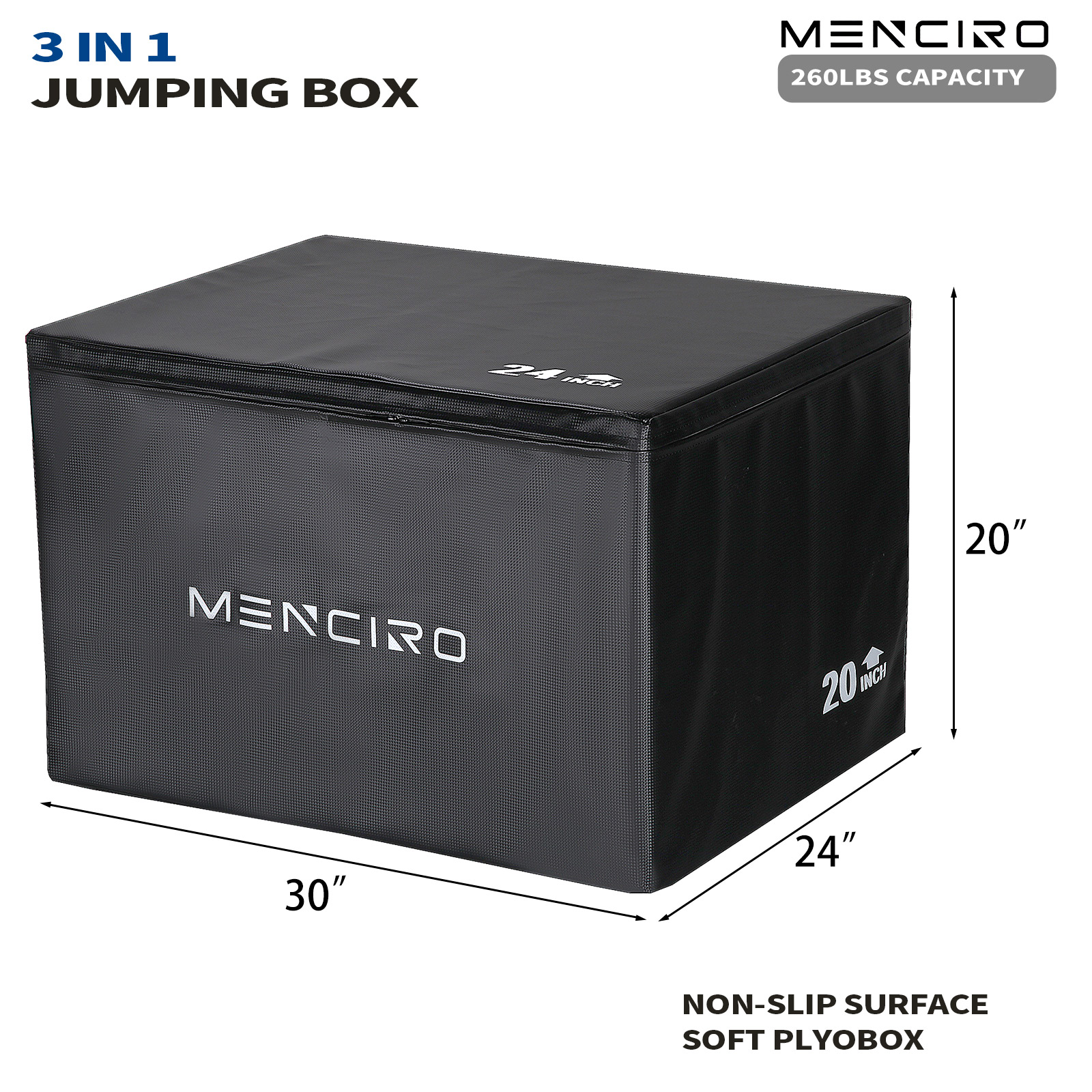 MENCIRO PE Foam Jump Box Home  – Home Gym In A Box Bewertung und Preis