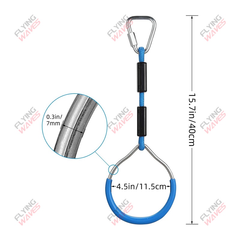Kids Hanging GYM Ring Swing Cl – Home Gym Kids Bewertung und Preis