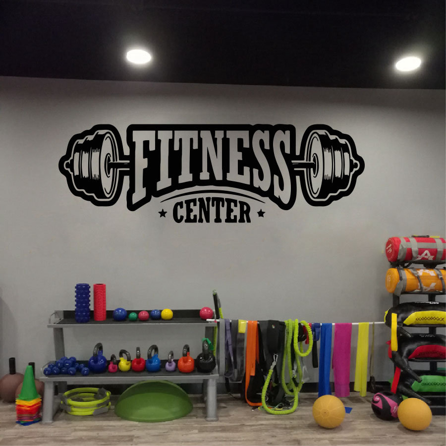 Gym vinyl decor wall decal fit – Home Gym Aesthetic Bewertung und Preis