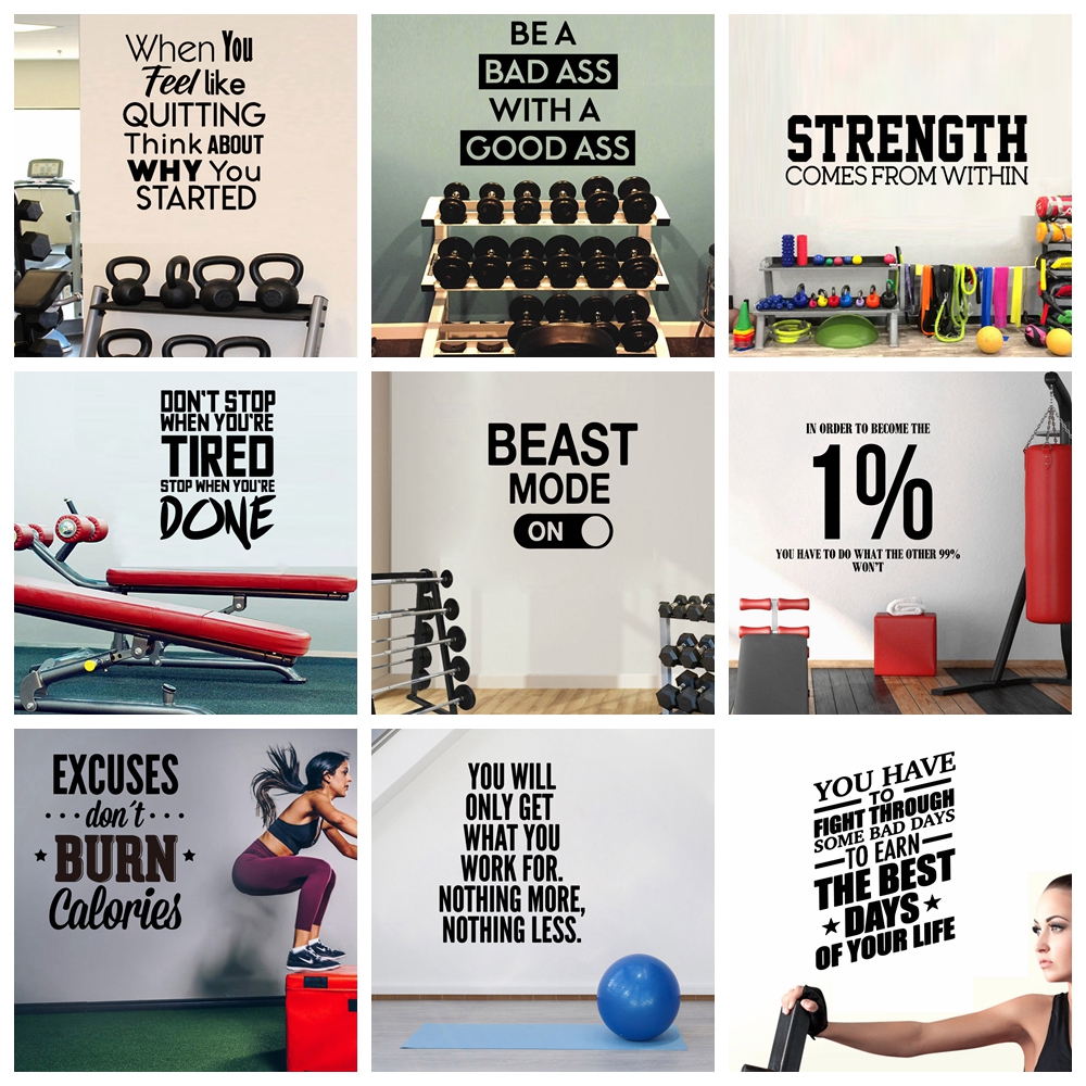 Drop Shipping GYM Wall Art Dec – Home Gym Aesthetic Bewertung und Preis