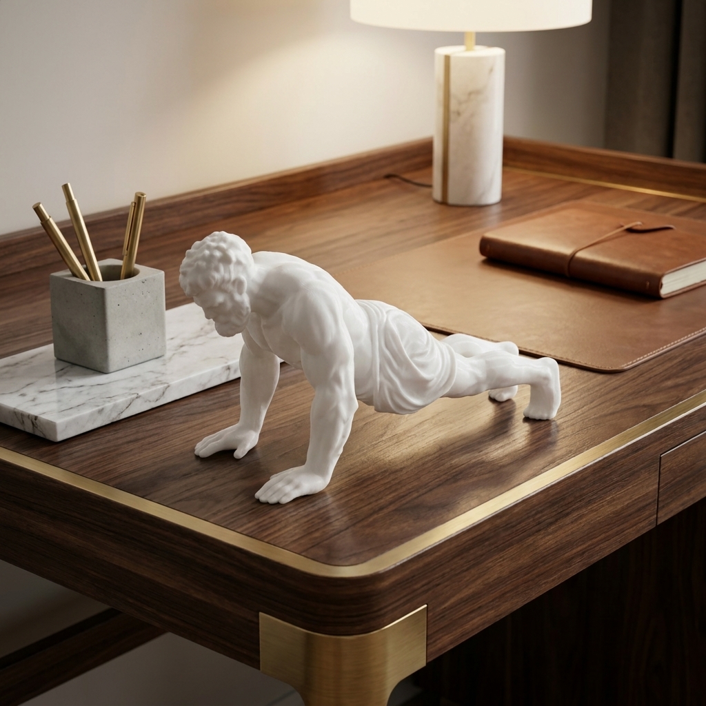 Creative Push-Up Statue Orname – Home Gym Aesthetic Bewertung und Preis