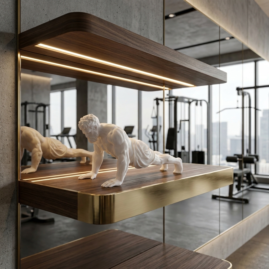 Creative Push-Up Statue Orname – Home Gym Aesthetic Bewertung und Preis