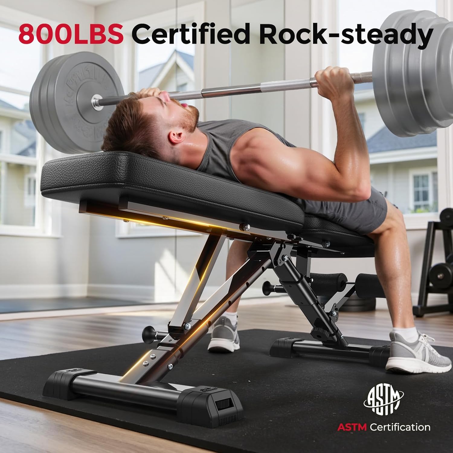 Adjustable Weight Bench 800LBS – Home Gym Usa Bewertung und Preis