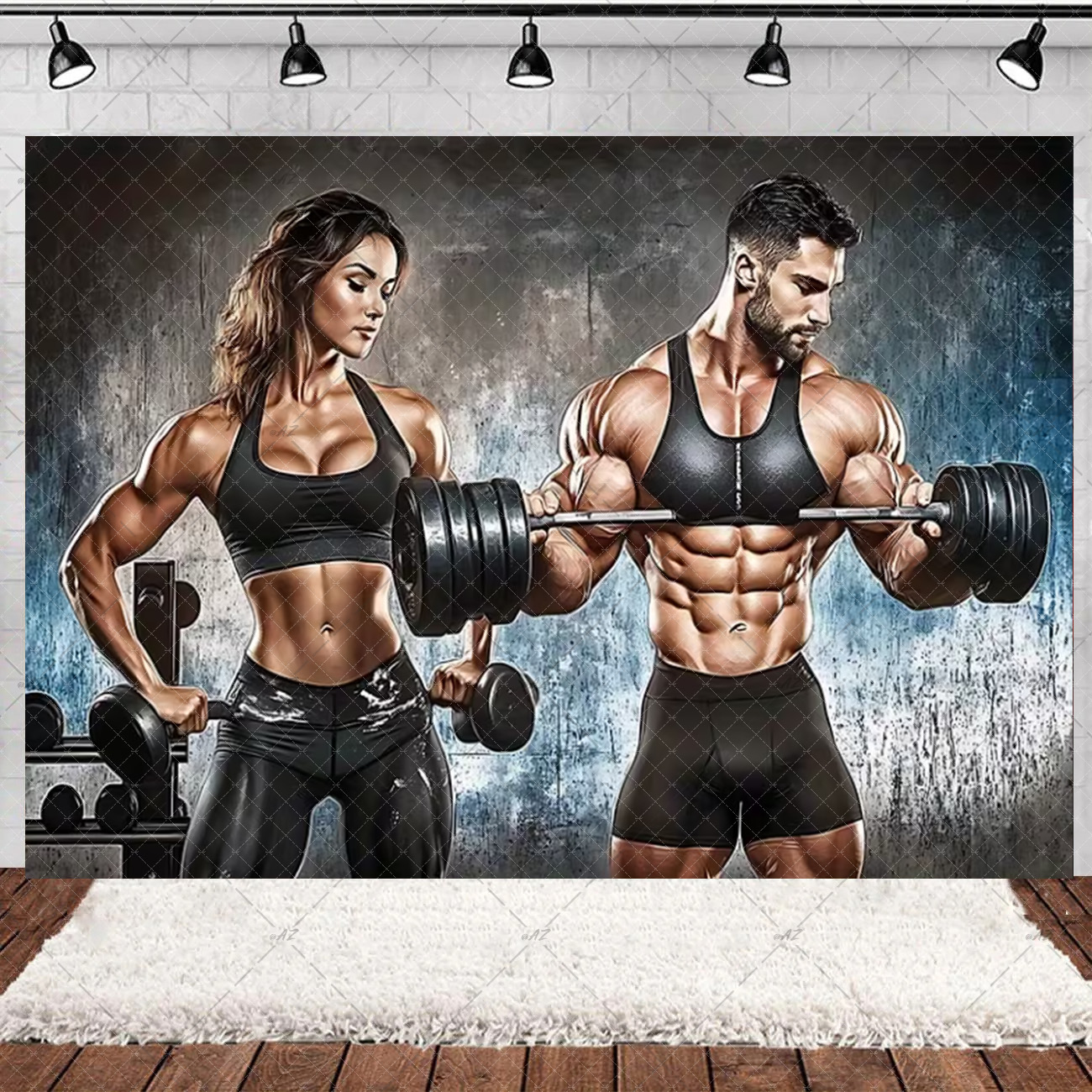 Fitness Weightlifting Gym Them – Home Gym Aesthetic Bewertung und Preis