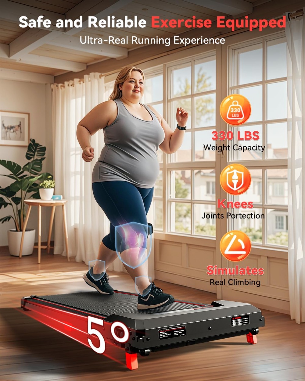 Walking Pad with Incline, Unde – Treadmill Home Gym Bewertung und Preis