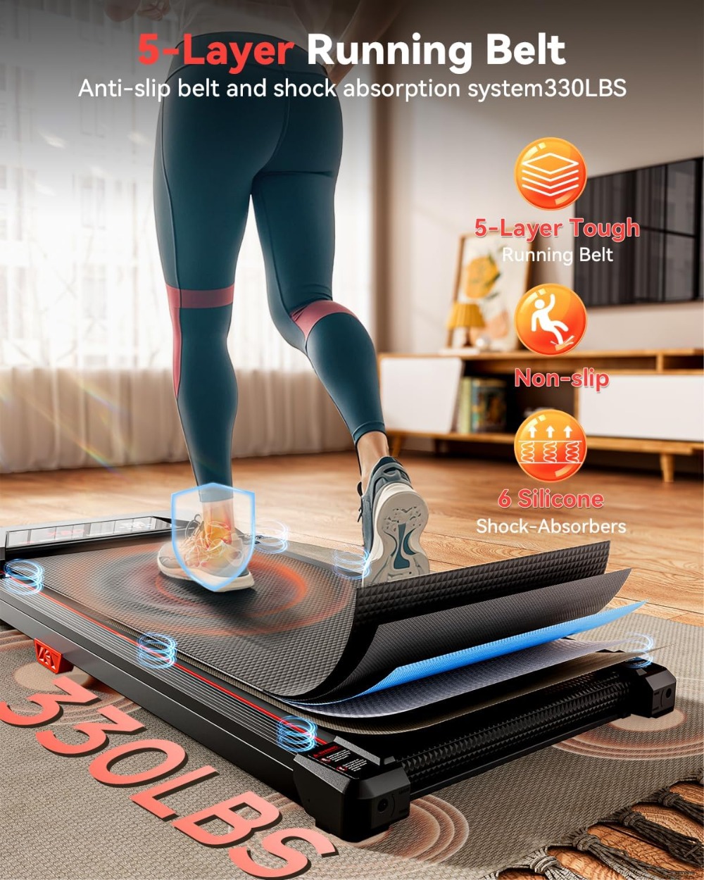 Walking Pad with Incline, Unde – Treadmill Home Gym Bewertung und Preis