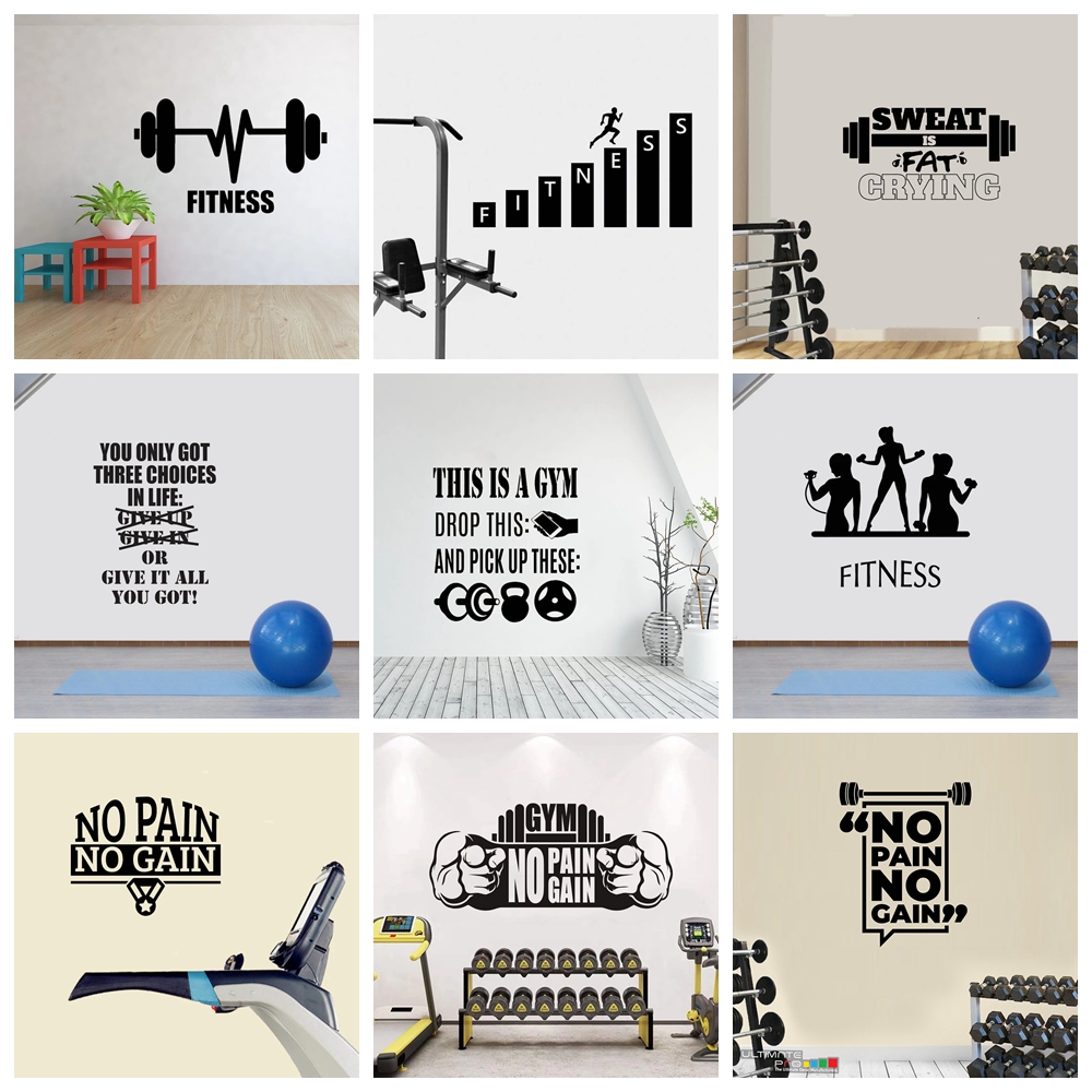 1 pc hot sale GYM culture Wall – Home Gym Kids Bewertung und Preis