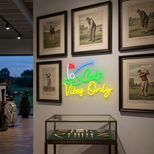 Golf Vibes Only Neon Sign – US – Home Gym Vibes Bewertung und Preis