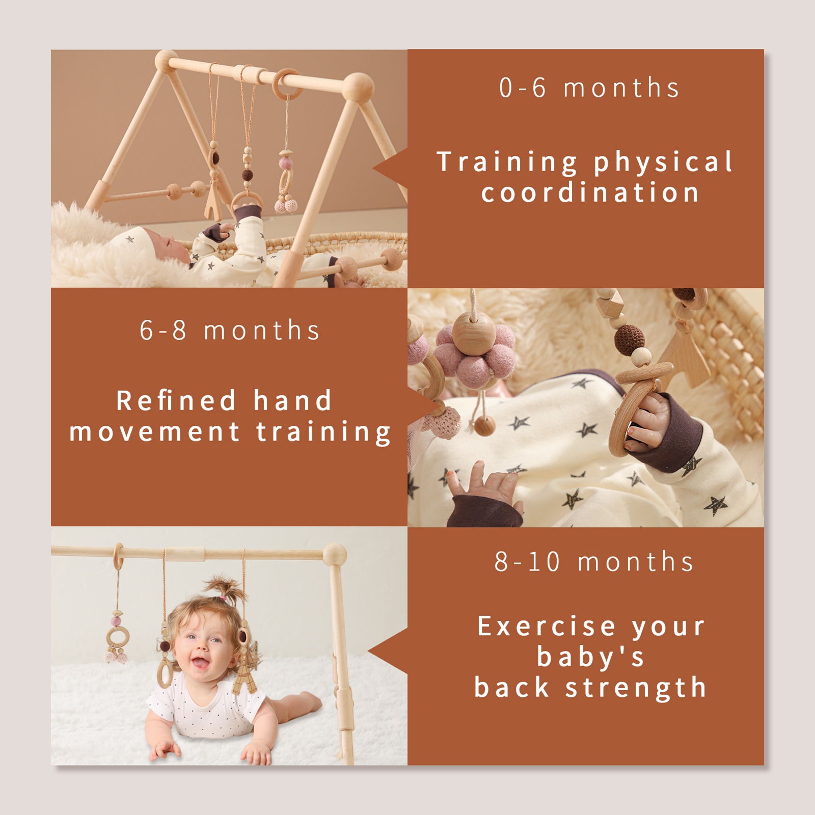 Baby Wooden Toys Play Gym Ordi – Home Gym Aesthetic Bewertung und Preis