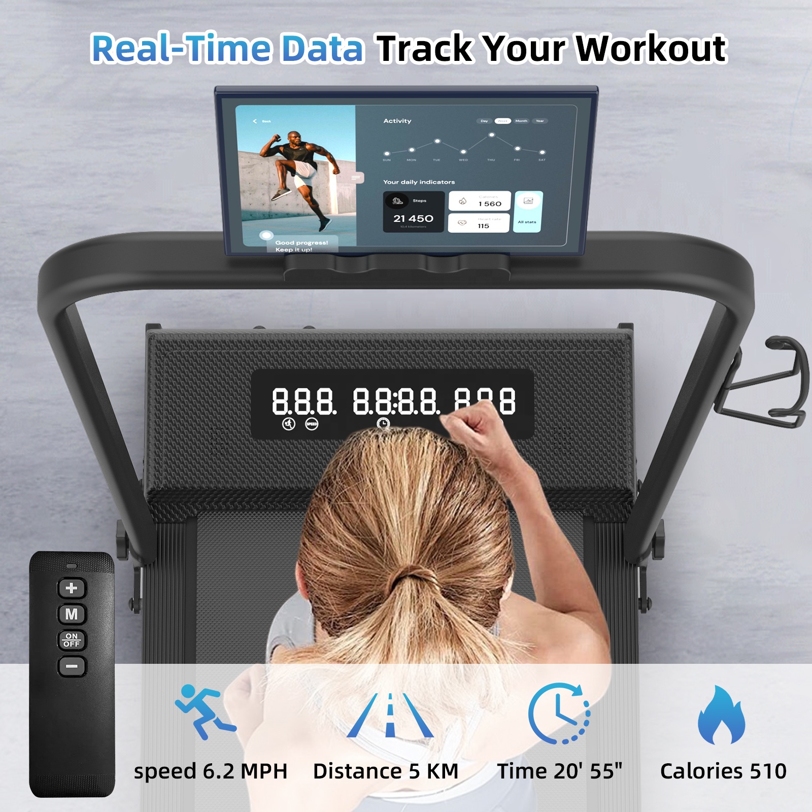 Intuitive Interface Foldable E – Treadmill Home Gym Bewertung und Preis