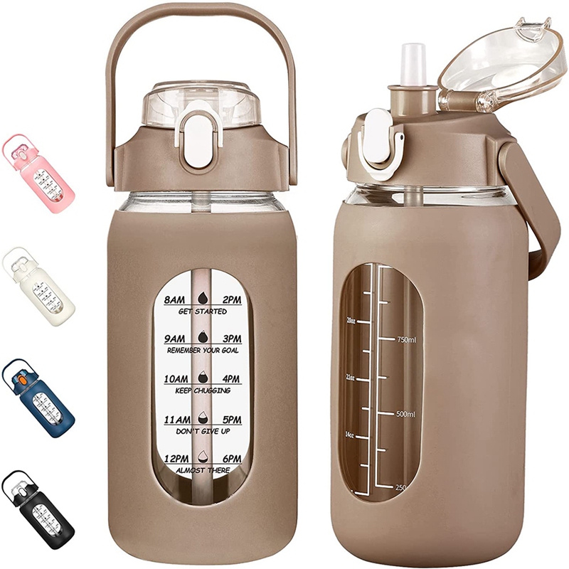 1000ML Glass Water Bottles Wit – Home Gym Kettler Bewertung und Preis