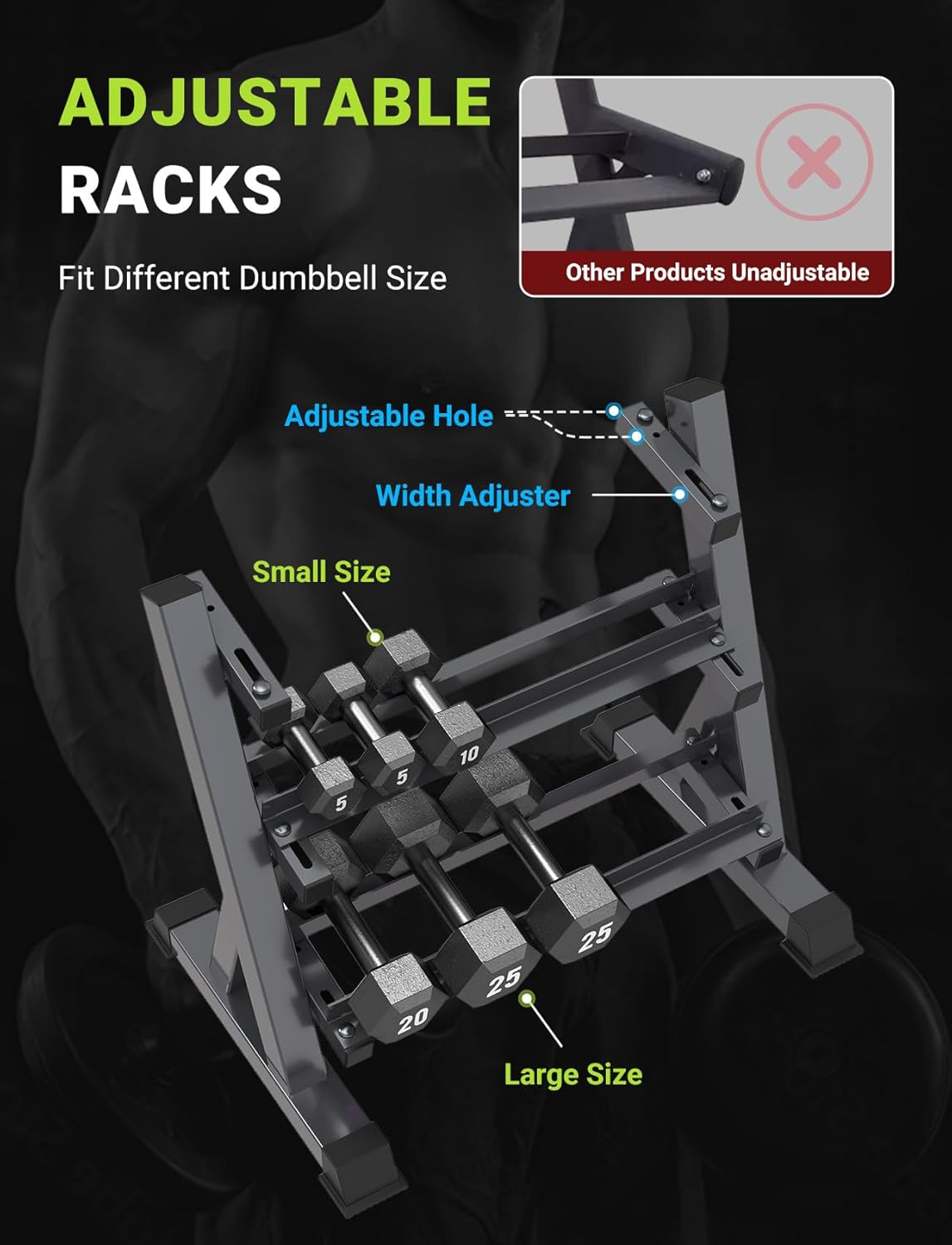 Home Gym Dumbbell Rack, 3 & 5  – Home Gym Usa Bewertung und Preis
